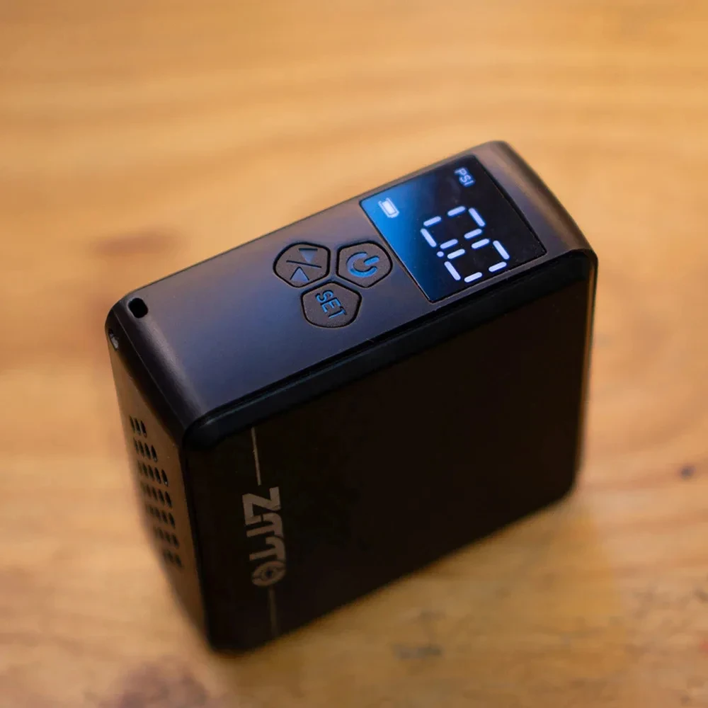 ZTTO Bike Pump Portable Mini Electric Air Pump 150PSI Tire Inflator Car Bike Motorcycle Bicycle Pump With LCD  Type-C Display