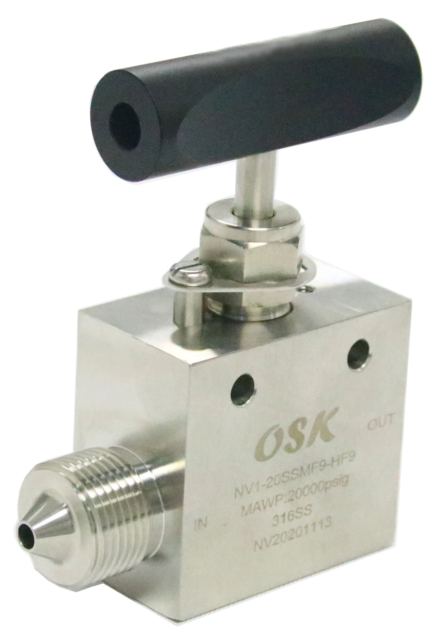 
stainless steel 316 6000 Psi flow control female thread needle valve 