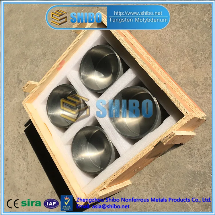 Прямая продажа с завода, вольфрамовые тигли, вольфрамовый таяльник, используемый в печи