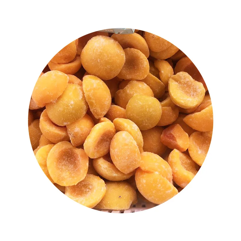 Bulk frozen yellow peach halves organic supplies