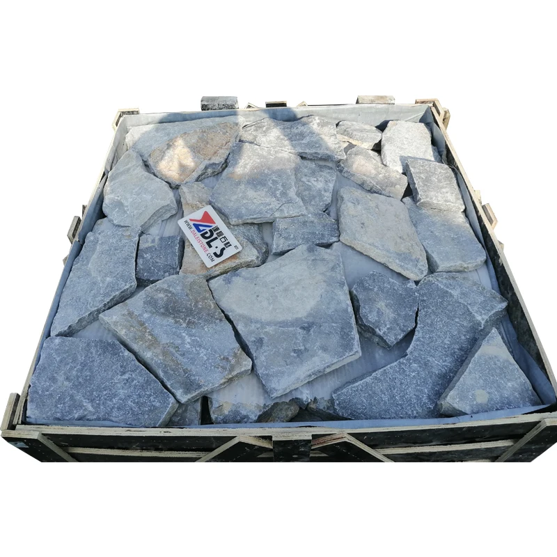 European Style Culture Stone Blue Quartzite Wall Cladding Stone Exterior Flexible Tile Brick
