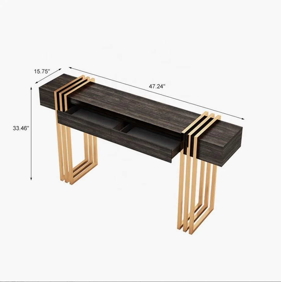 Modern entry porch table hotel lobby setting table living room console table