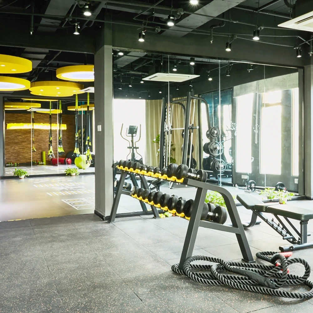 Wholesale Large Vinyl Backing Safety Mirror Glass for Gym /Dance /Yoga Studio Wall