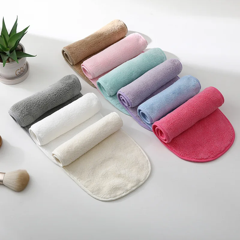 high Quality Microfiber Makeup Remover Cloth Face Cloths Facial Cleaning Towels Fast Drying Washcloth For Women