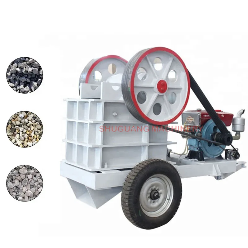 Big capacity bauxite barite gold ore crusher jaw jaw crusher price