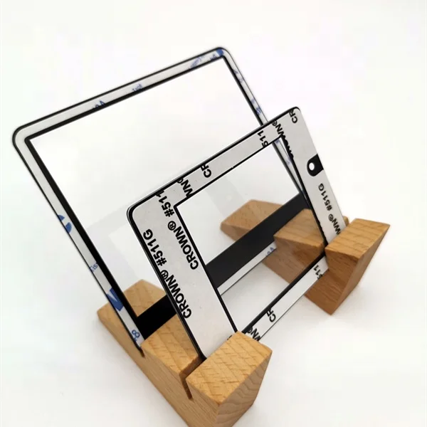 custom1mm 2mm 3mm thick corning gorilla tempered display cover glass