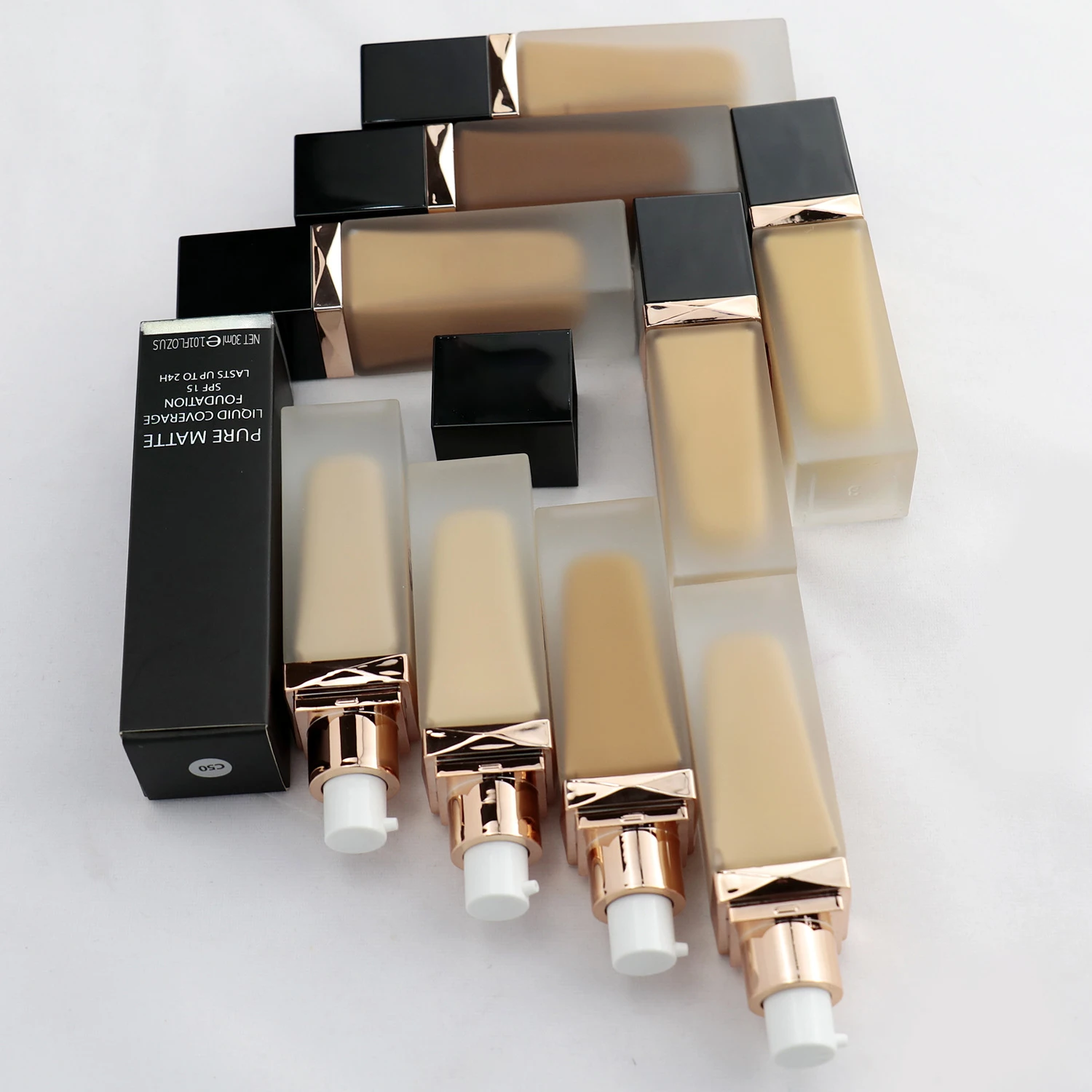 Coeovo 17 видов цветов БАЗА de maquillaje тональный крем матовый полный охват тонального крема кисточка для