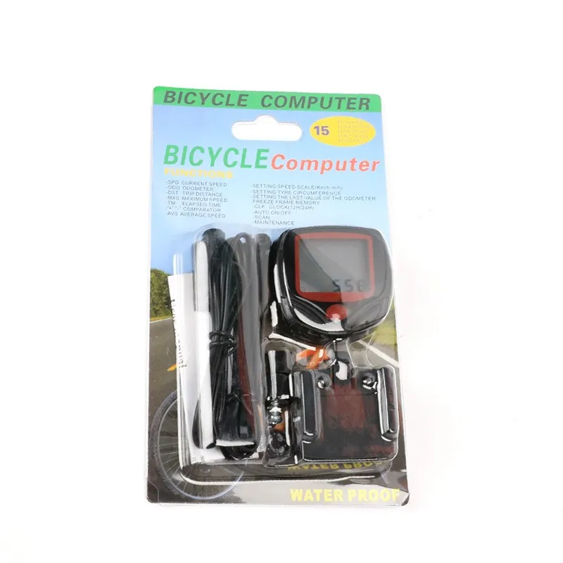 Wholesale Good Quality Wired Bicycle Computer Bike Portable Odometer Speed Sensor Stopwatch