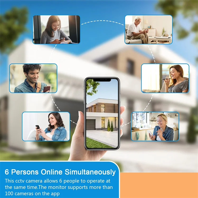 High Quality Outdoor Wi-fi Security Wireless 1080p Ptz CCTV Dome Camera with Night Vision work with alexa