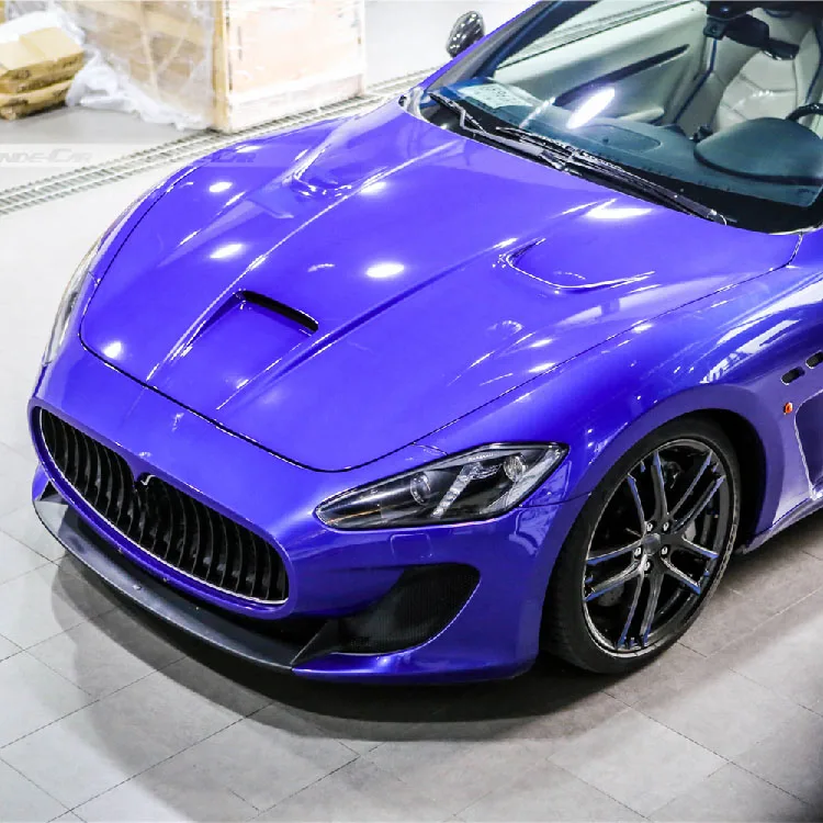 MDK Car Accessories MC Style Carbon Fiber Bonnet Hood for Maserat GranTurismo GranCabrio Body Kits Engine Hoods