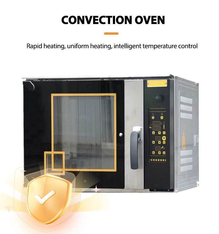 Bakery Equipment 4 Trays Hot Air Circulation Electric Commercial Industrial Bread Baking Convection Oven