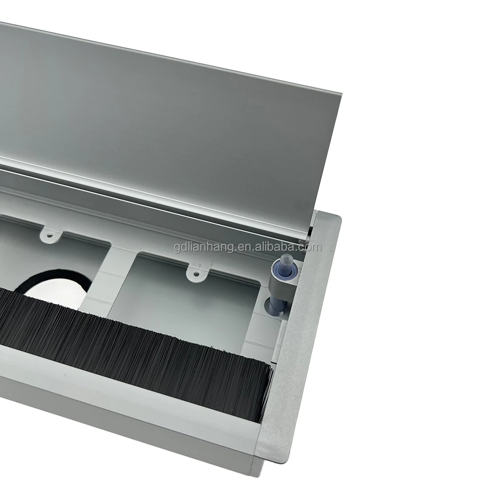 High Productivity Aluminium Alloy Office Desk Table Wire Cord Management Desk Cable Grommet