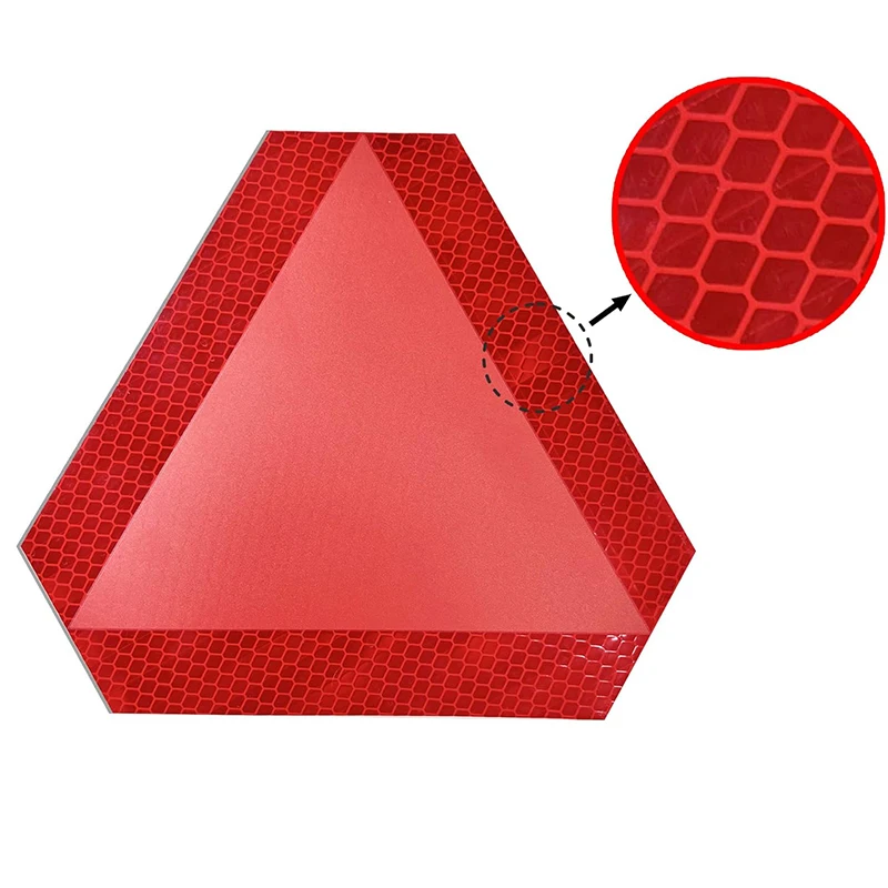 Trunk Rear Bumper High Night Visibility Body Reflector Tape triangle reflective decals for motorcycles