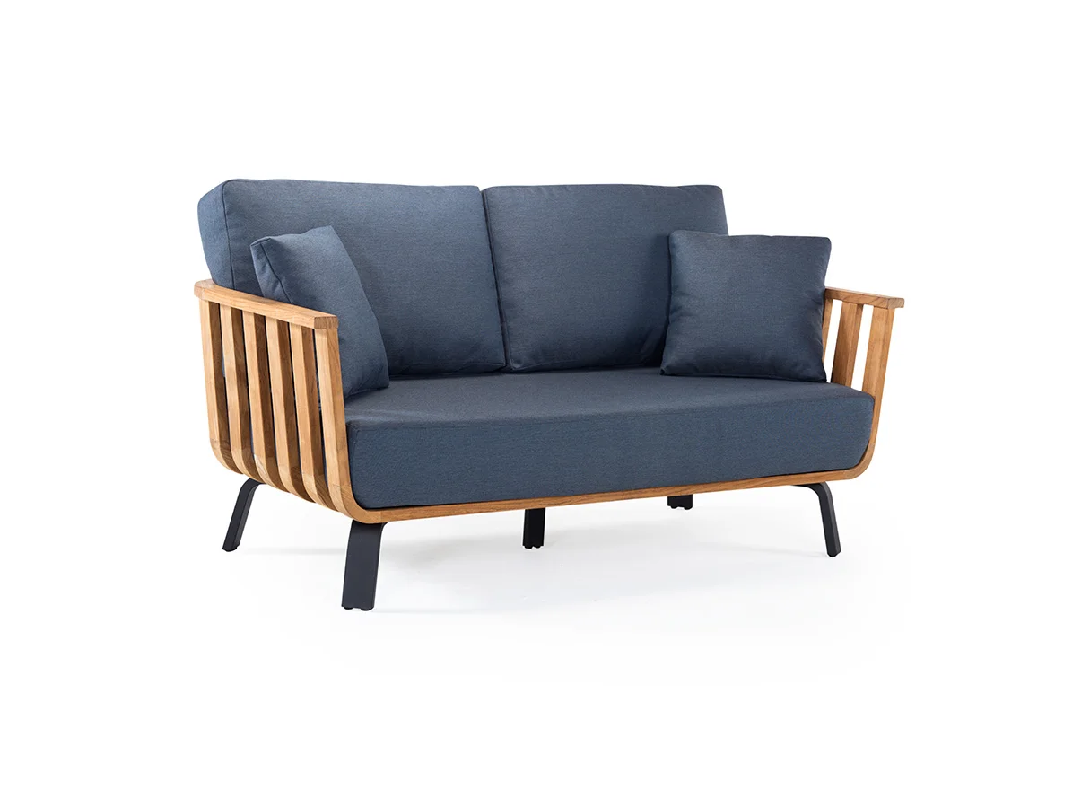 Factory price sofa set with cushion teak outdoor furniture for hotel