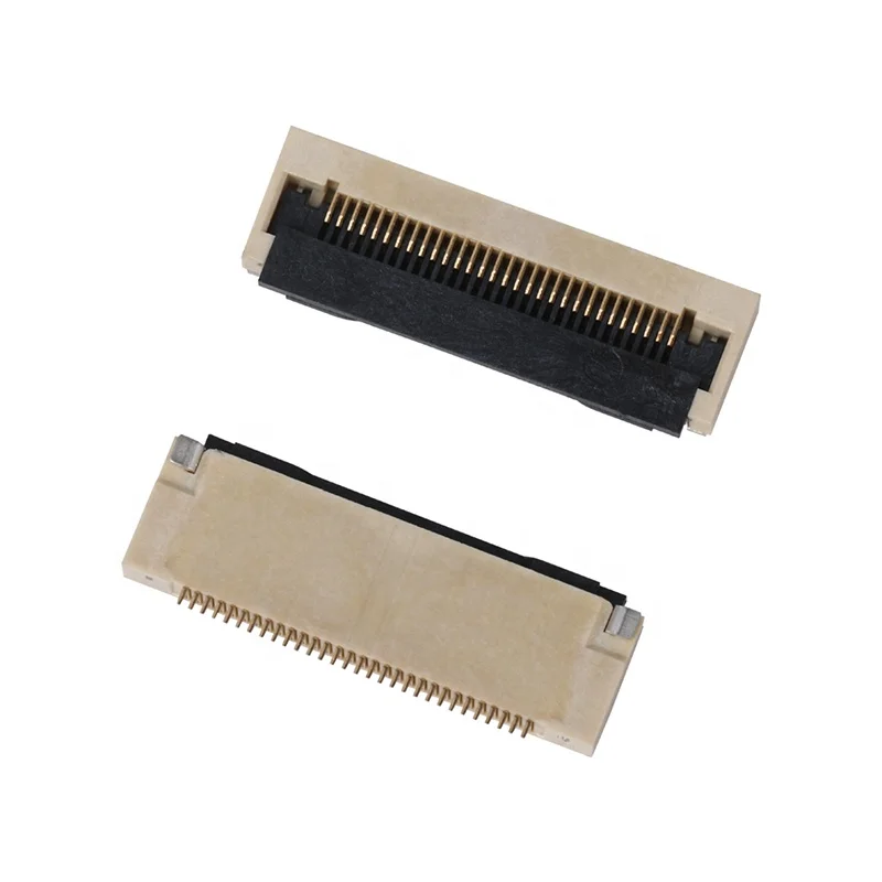 FFC FPC connector SMT Vertical type 0.5mm 0.8mm 1.0mm 1.25mm Flexible cable connector non zif pcb connector