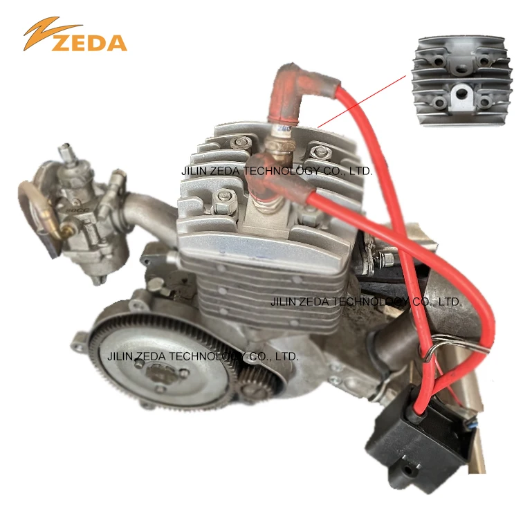 50cc 80cc 100cc Bicicleta Motorizada Gasolina 2-тактный двигатель DIY