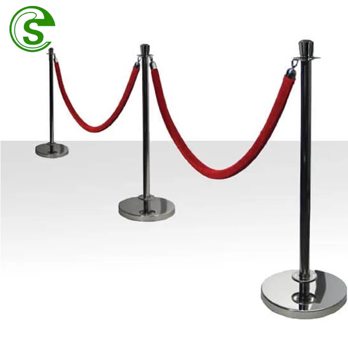 Hot Sale Outdoor Crowd Control Safety Barriers Queue Master Double Retractable Belt Stanchion