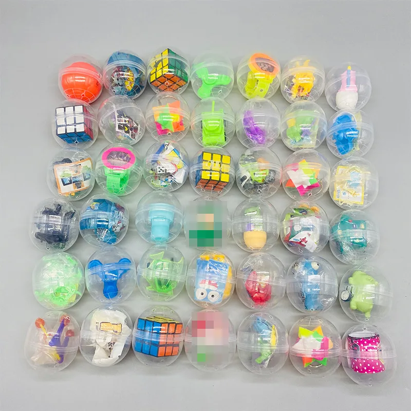 47*57mm random plastic Toys Eco-friendly Small Plastic Capsule Toys Surprise Egg Toy For Vending Machine