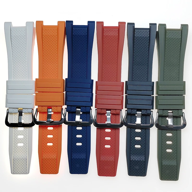 For Gst  Pu Rubber Watch Band Watch Strap