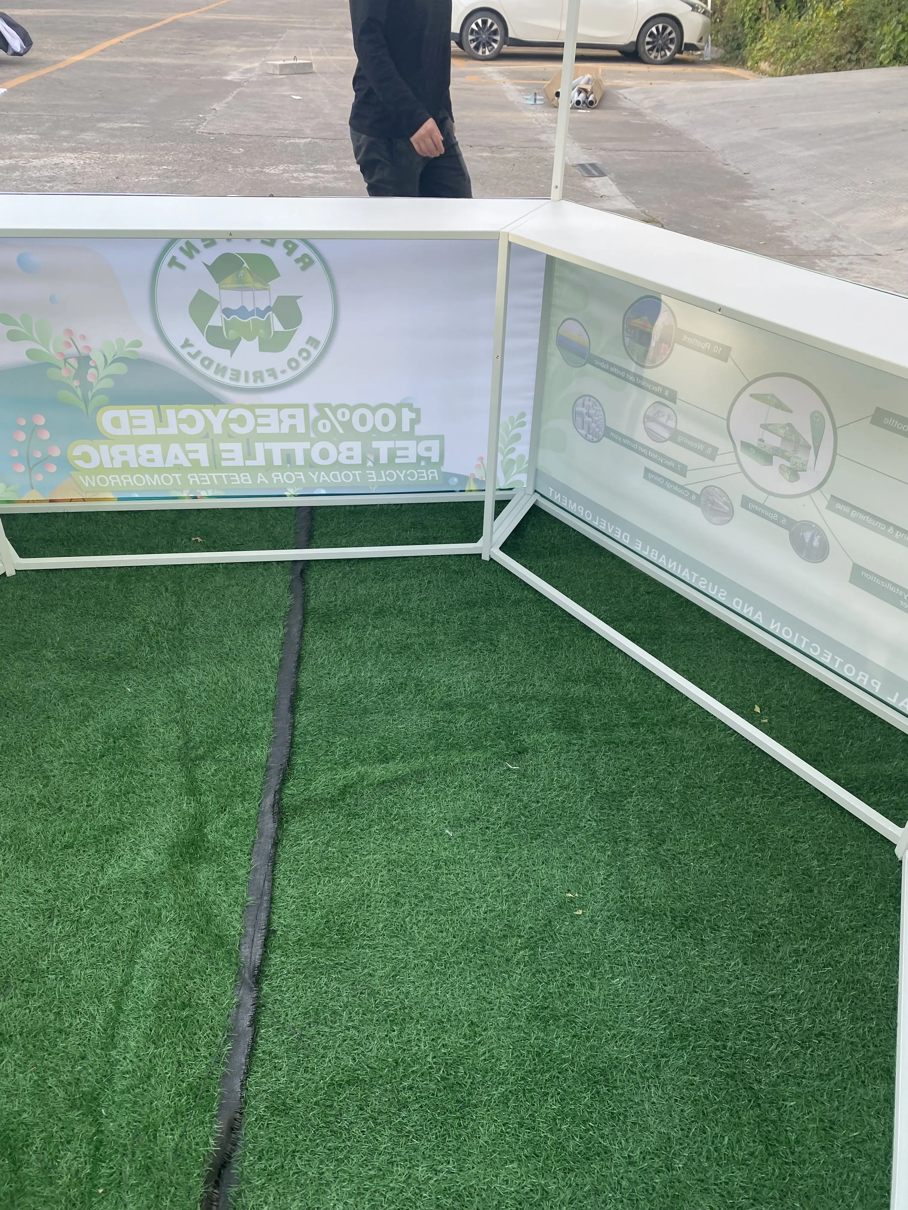 GLOBAL TENT Eco-Friendly Branding Showcase Advertising Vendor Kiosk Tent Party Event Marquee Canopy