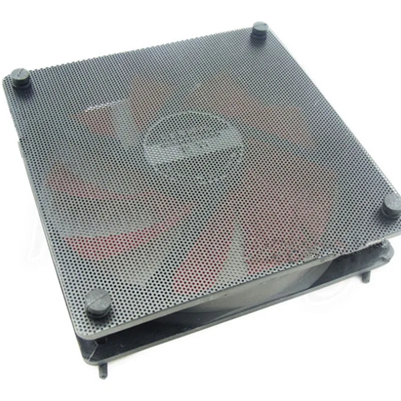12cmx12cm Computer Cooling Fan Filter PVC 120mm PC Fan Case Dust Filter Strainer Dustproof Mesh Cuttable