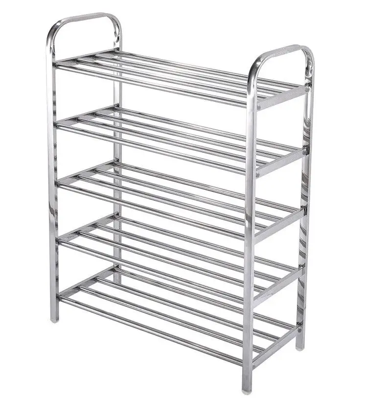 Factory Supply Stainless Shoe Rack Shoes Storage Rack Organizer  For Shoes