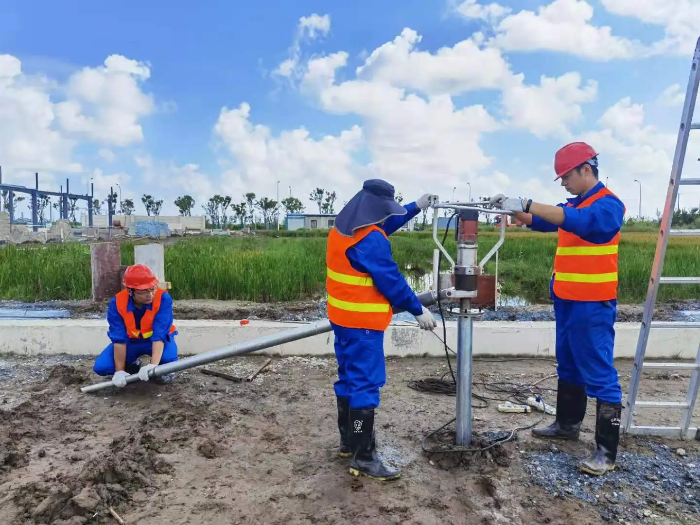 Stable quality Easy-to-use Pile Foundation Drill Machine for Installation of Fence Foundation