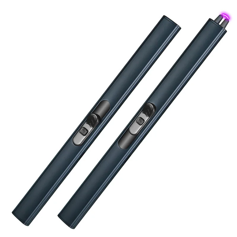 Wholesale Custom Metal Candle Usb Rechargeable Electric Retractable Sublimation Arc Plasma Torch Lighters