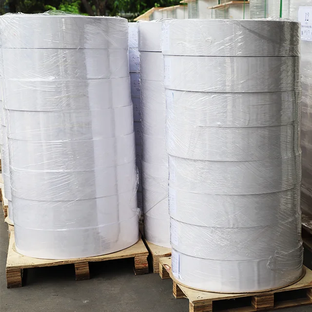 50mic Flexo Bright Matte Silver BOPP self adhesive jumbo roll label