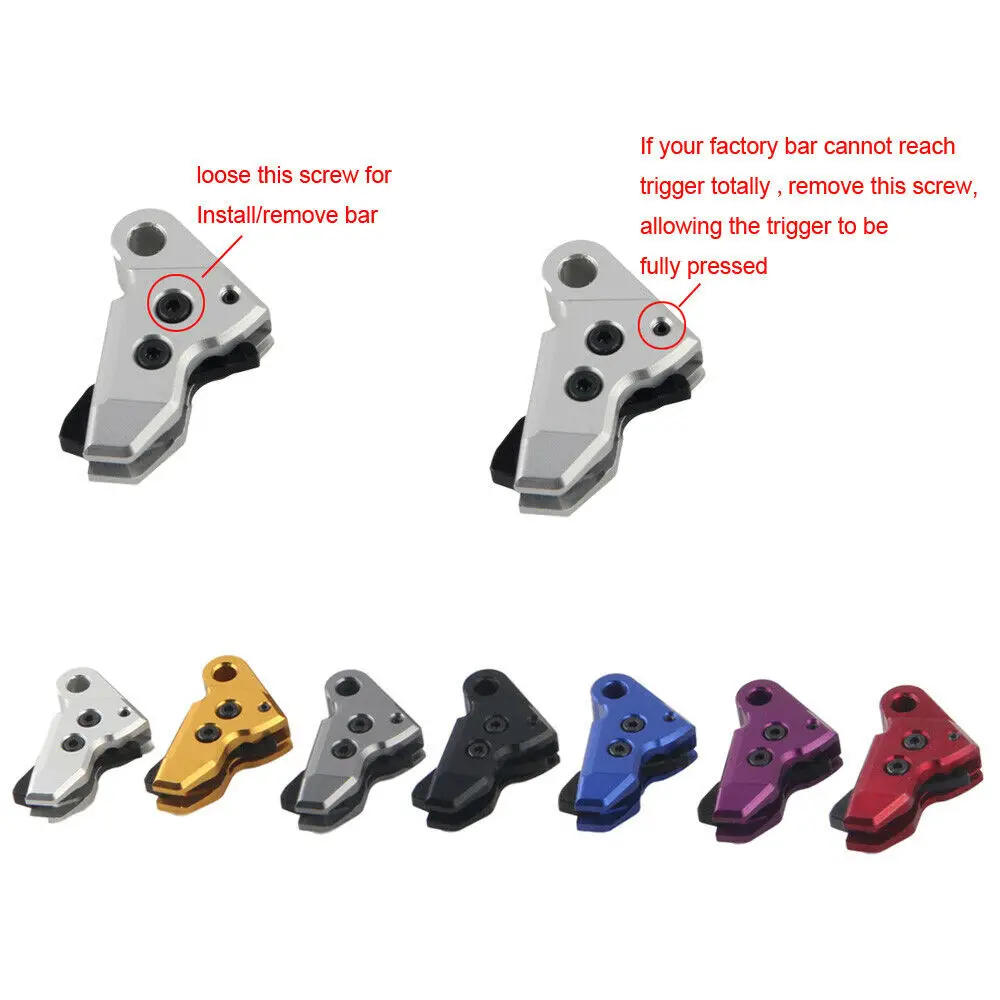  Performance Aluminum Enhanced Trigger Shoe fits for Glock Gen 5 models 17 19 19X 26 34 45 with
