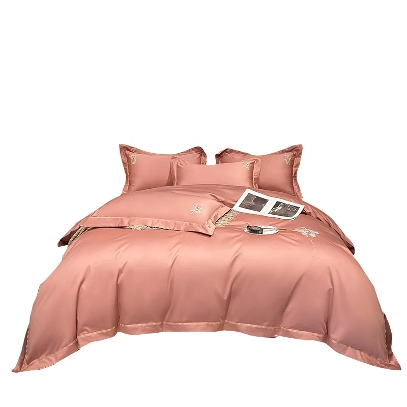 Souina wholesale 60s long-staple cotton Bedding Sheet Set High-density quilt bedding set