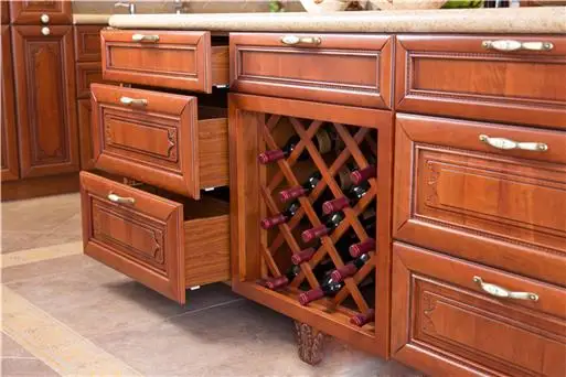 Modern design aisen custom best sale apartment solid wood kitchen furniture cabinet