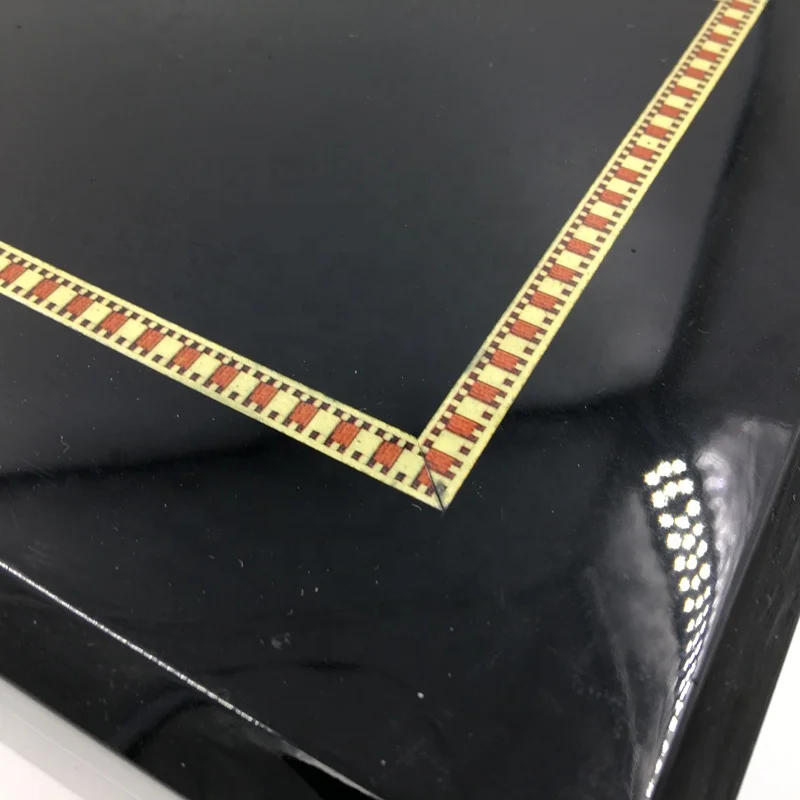 WoodBox factory Manufacturer Custom Square Hard Luxury Private Label Small Chocolate Box wooden box Packaging For Gift Product