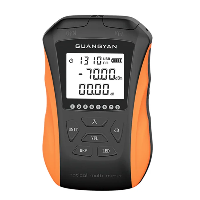 FTTH Six in one Multifunction Fiber Optic Tester 6 in 1 Fiber Optic Cable Tester Tool Y8 Optical Power Meter