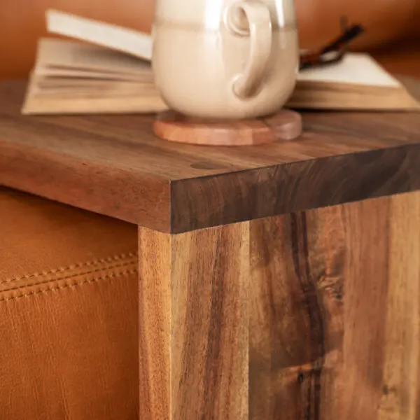 Solid Blackwood C End Table Functional Housewarming Gift Coffee Center Tea Bedside Desk