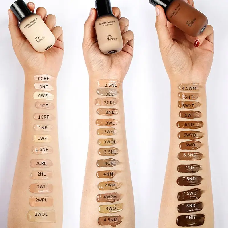 40ml professional concealing foundation makeup matte tonal base Liquid cosmetics foundation cream for face full coverage