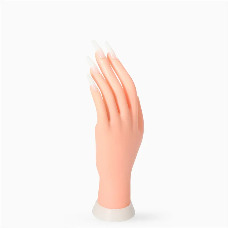 Nail Art Training Hand acrylic nails practice hand