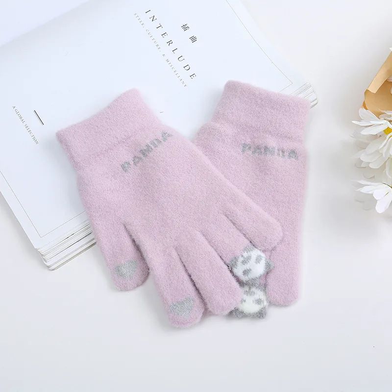 Женские эластичные трикотажные перчатки