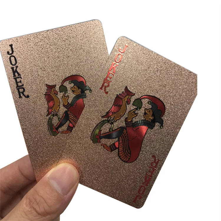 Chinese factory high quality good sale 300gsm black core paper professional custom design poker game playing card