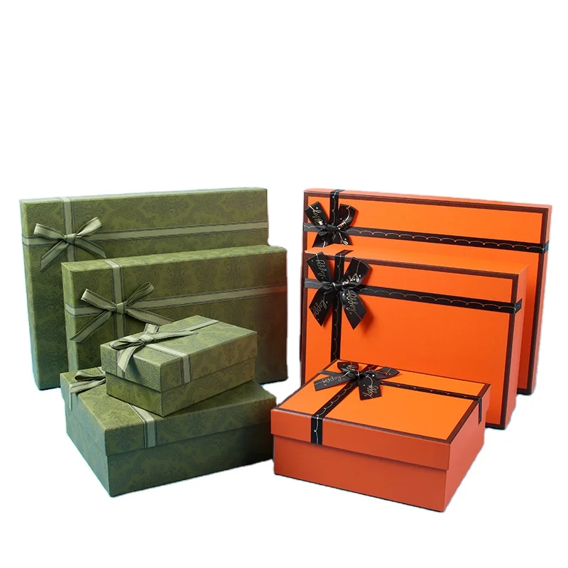 Custom luxury cardboard paper packaging wallet belt gift box