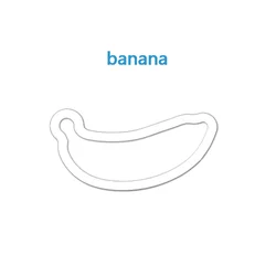 Hot Sale Fruits and Vegetables 3D Buns Mold Cookie Baking Cake Biscuit Cutting tools eggplant mushroom Plastic Cutter