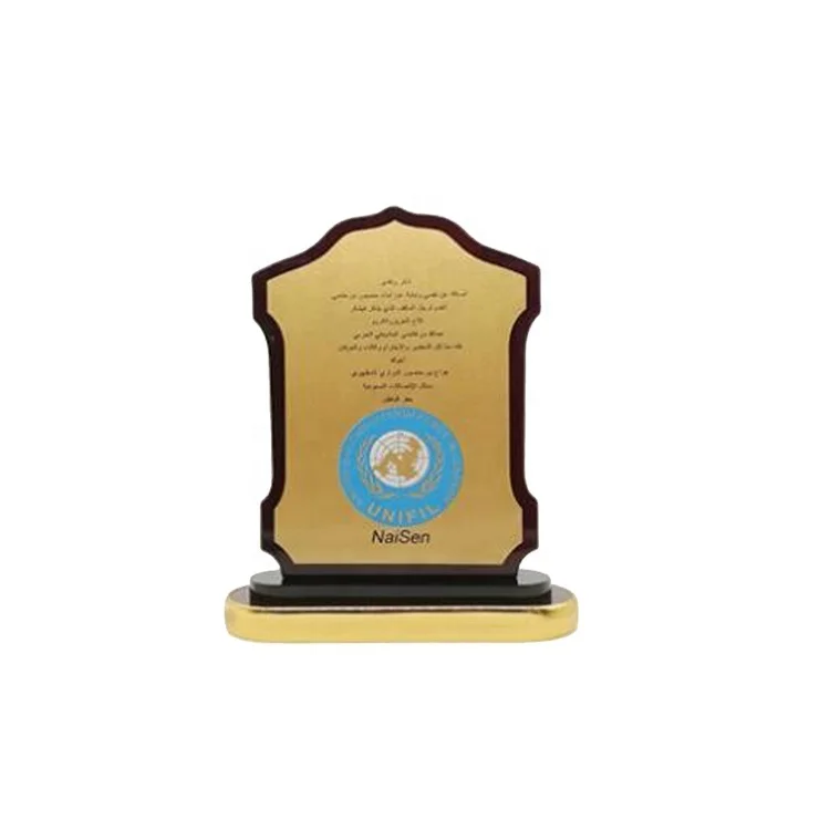 Business Gift Usage Low Price Wood  Plaque  Box