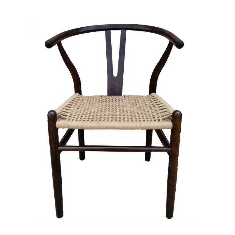 Chinese Dining Chair Product Model Rattan Solid Wooden Chair for Home Restaurant