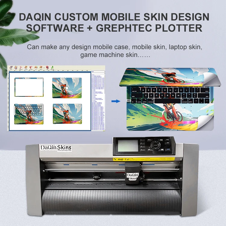Daqin Professional Mobile Case Cover Silicone Custom Phone Case Making Machine with Software