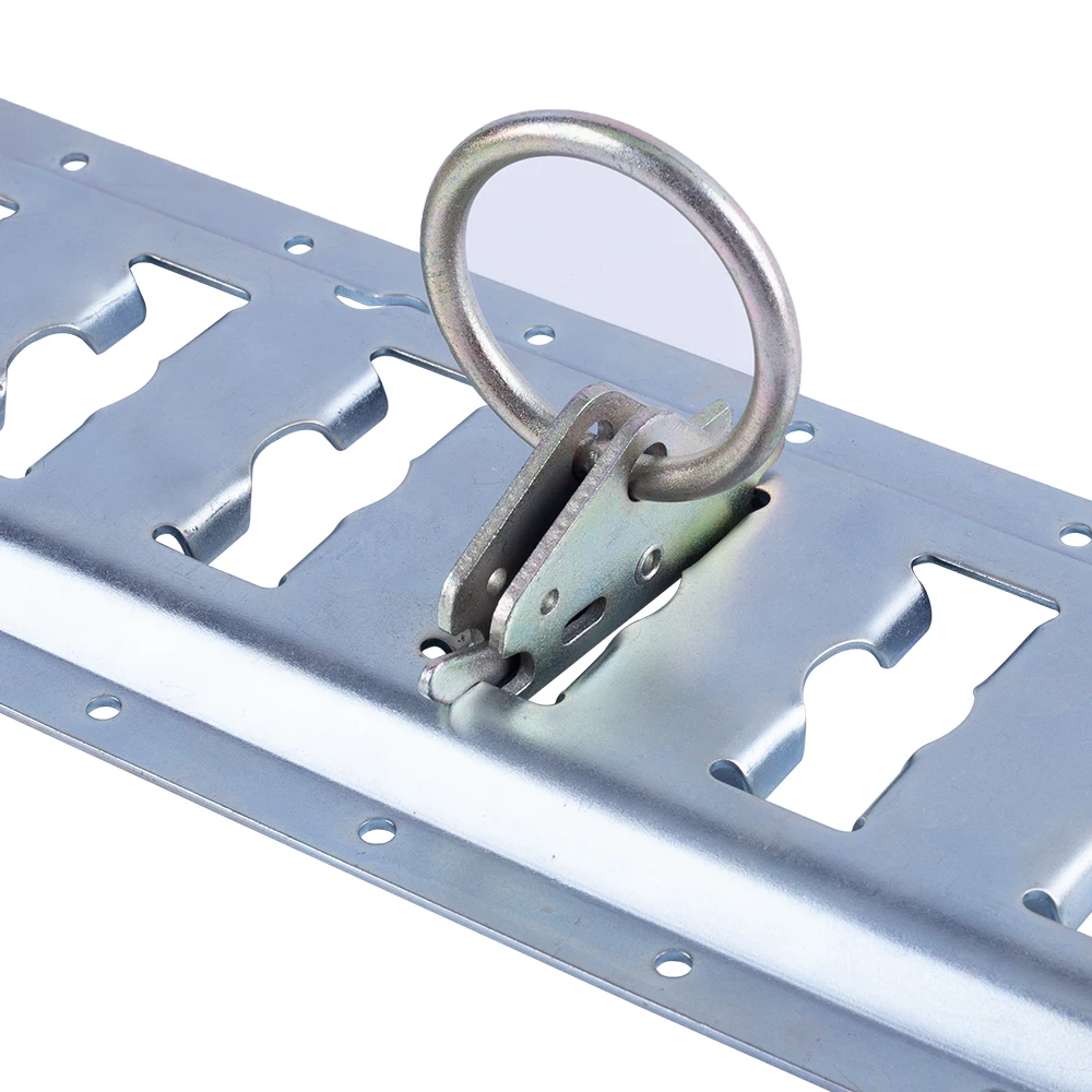 Грузовое оборудование, логистическая Тяговая рейка, оцинкованная сталь, 10 дюймов, горизонтальный грузовик, E-track