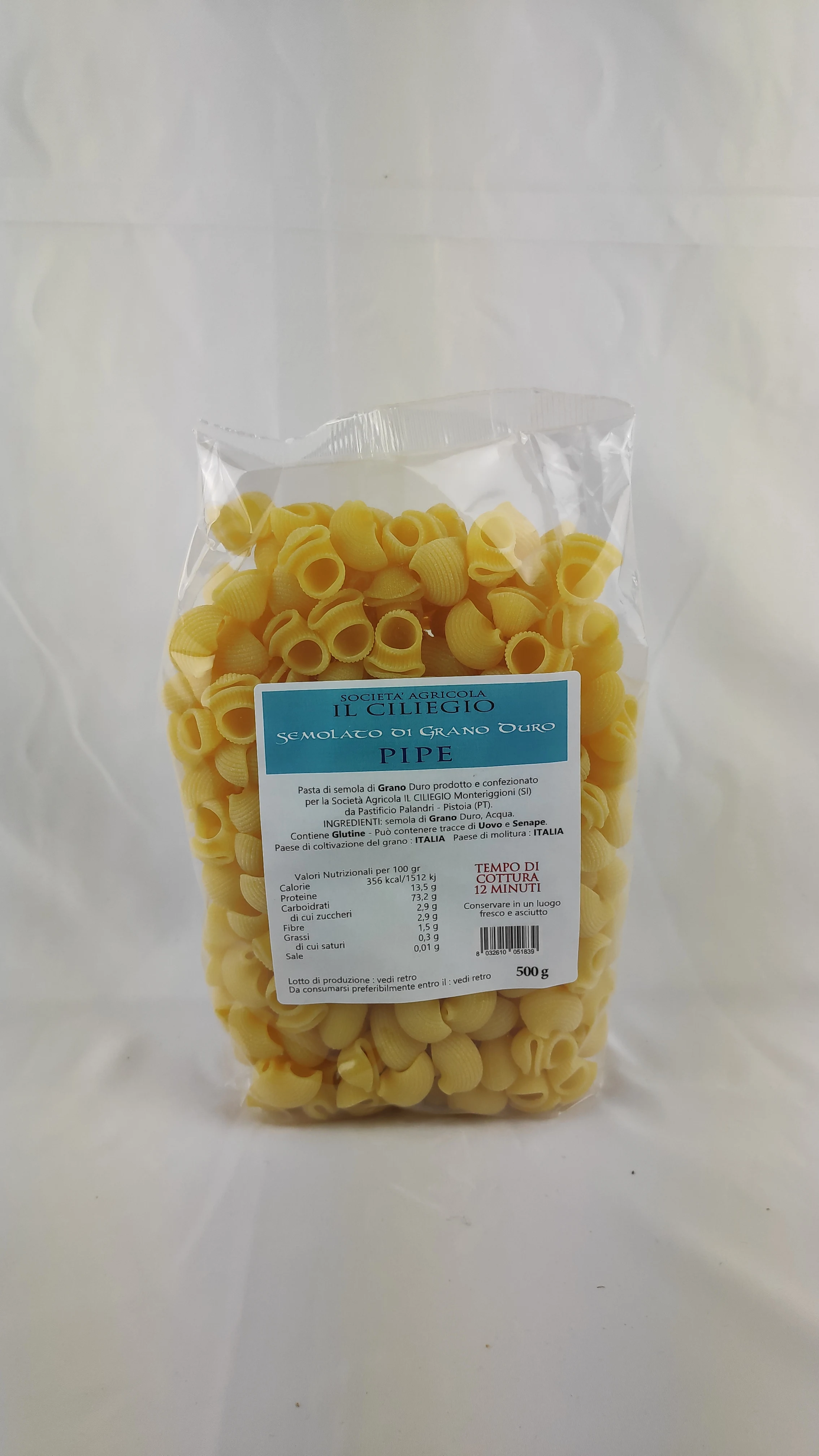 Italian Taste Pasta Grano Duro Pipe noodles valuable product for retailers