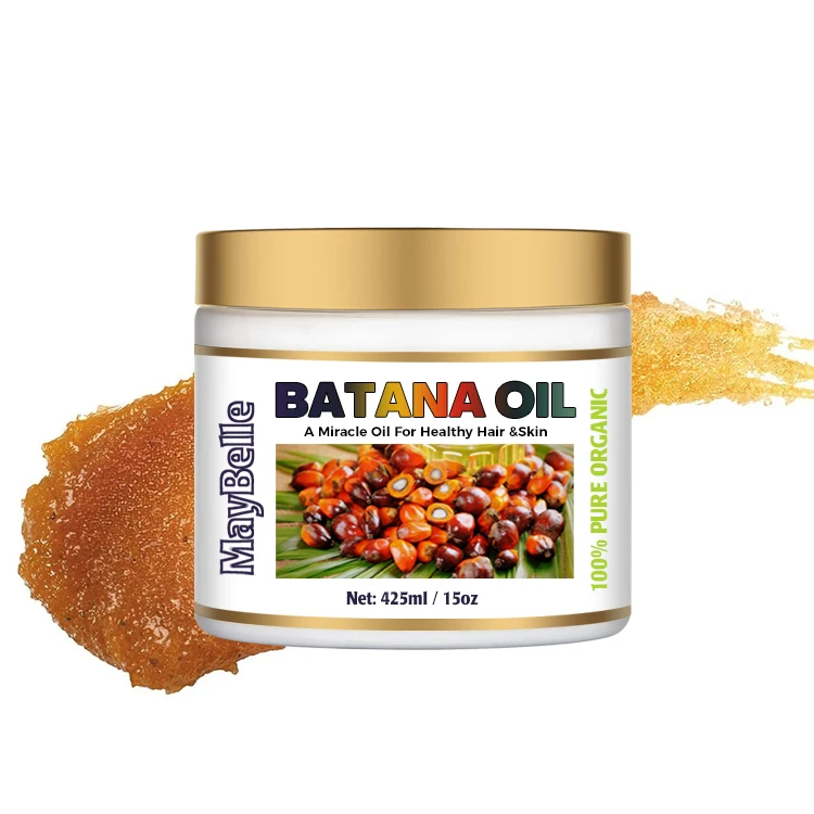 Private Label Anti Hair Loss Repair Batana Oil Butter Raw Batana Oil  Strengthening And Conditioning Batana Oil