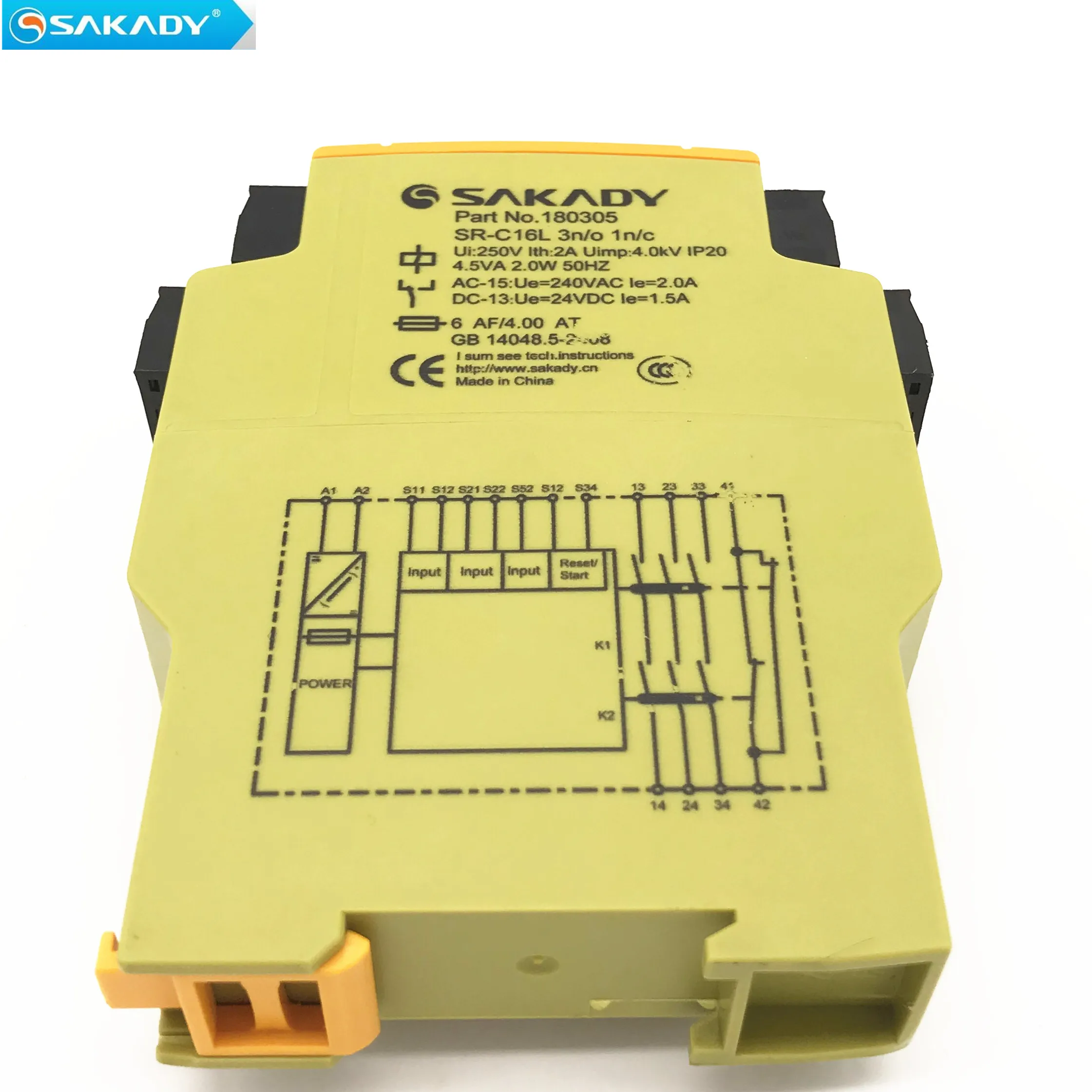 Factory Price 24VDC 3 n/o 1 n/c Safety Relay