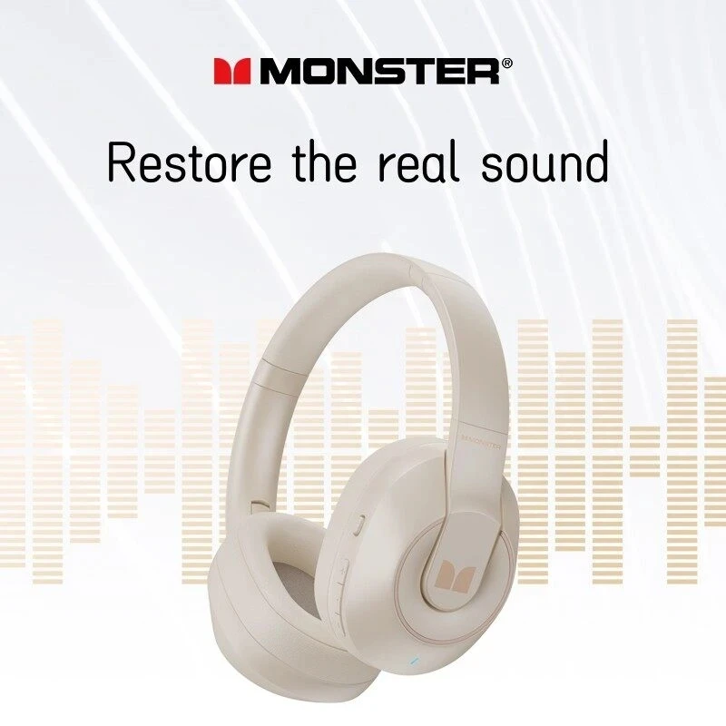 Monster XKH01 Gaming Wireless Headset Dual Power Audio Speakers Earphones Sports Running Headphone with Mic