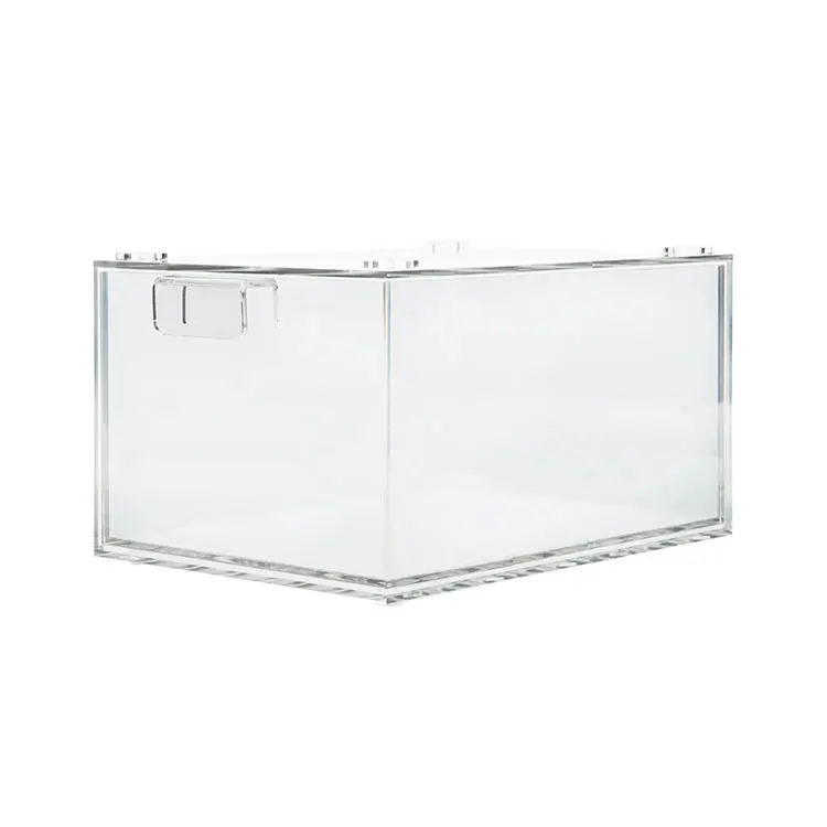 Best Selling Clear Plastic Stackable Cosmetic Storage Box Makeup Palette Drawers Organizer